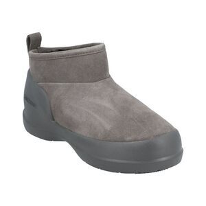 Moon Boot Mezzaluna Low Leather Boot, Grey